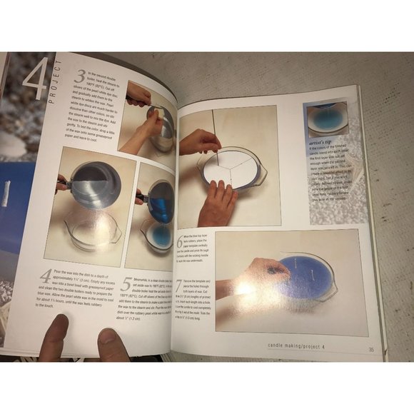 Step by Step Crafts Candle Making by Cheryl Owen Book - Picture 14 of 16